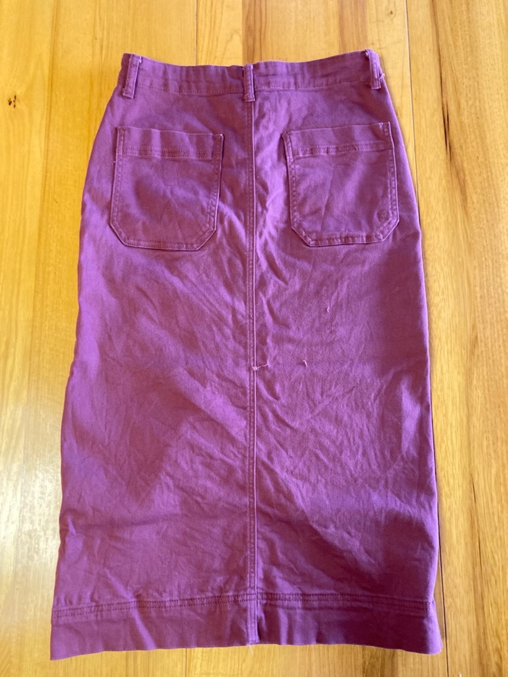 Inherit Erica Cotton Twill Skirt GUC 31” 5/6 Small Midi Womens Girls Modest READ - Picture 2 of 9
